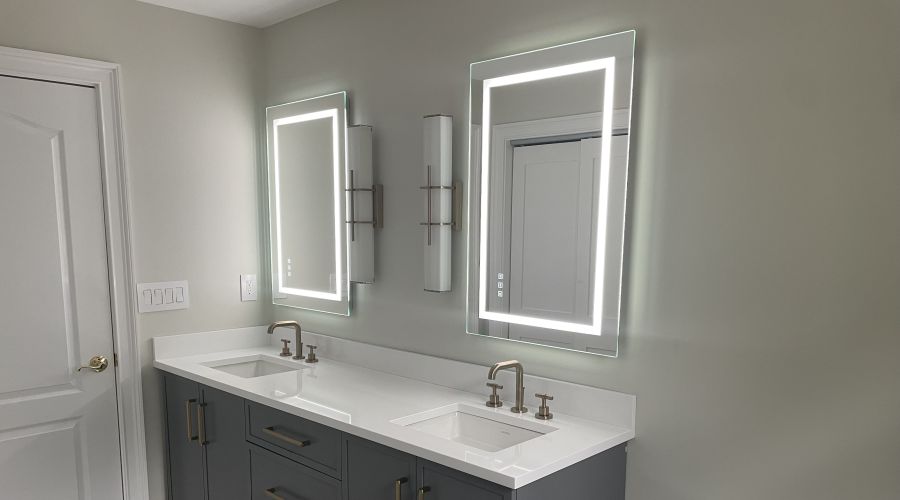 Illuminated Mirrors & Vanity by Peak Electric, Plumbing, and Heating